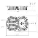 Ver imagem 3 de Embalagem 3 Divisórias Microondas G330 100un Preta Galvanotek
