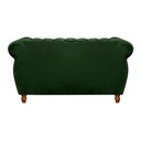 Ver imagem 3 de Namoradeira Decorativa Chesterfield Sofá Realeza Vintage - Veludo Verde