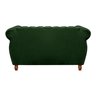 Namoradeira Decorativa Chesterfield Sofá Realeza Vintage - Veludo Verde - 3