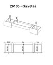 Ver imagem 6 de Escrivaninha 03 Gavetas Trend Home Office - Artesano Off White