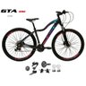 Bicicleta Aro 29 Ksw Mwza Feminina Kit 2x9 Gta Sunrun Disco K7 11/36 Pedivela 24/38d com Trava - - 1