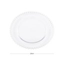 Ver imagem 3 de Prato de Sobremesa Linha Pearl 20cm Cristal Wolff Avulso Decorado