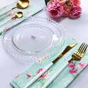 Ver imagem 2 de Prato de Sobremesa Linha Pearl 20cm Cristal Wolff Avulso Decorado