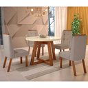 Ver imagem 1 de Conjunto Mesa de Jantar Bom Pastor River Fly 4 Cadeiras