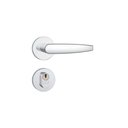 Ver imagem 1 de Fechadura Externa 803-33 Cromada Roseta Redonda Stam