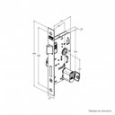 Ver imagem 3 de Fechadura Externa 803-33 Cromada Roseta Redonda Stam
