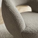 Ver imagem 7 de Poltrona Decorativa Topazio Base Giratoria Boucle Tce 1018 Moll