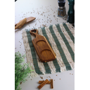 Ver imagem 2 de Tábua de Servir com Rebaixos para Molheira P - Madeira de Teca 36x10x2cm