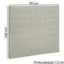 Ver imagem 4 de Cabeceira Solteiro 90 cm Lonnd Linho SL 76 Peer