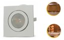 Ver imagem 1 de Kit com 2 Spots Quadrados 3000k Opus Eco Branco St1355