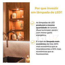 Kit com 2 Spots Quadrados 3000k Opus Eco Branco St1355 - 5