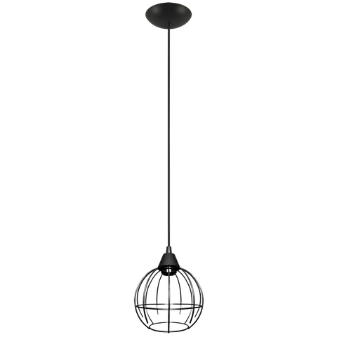 Pendente Aramado Spider Preto Grande Sala Quarto Cozinha