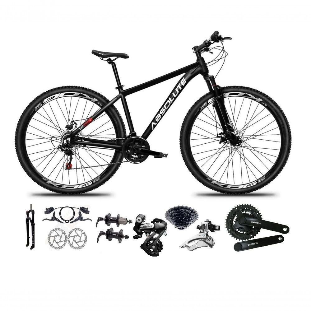 Bicicleta 29 Lotus Scorpion Shimano Altus 27v Suspensão com Trava