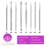 Kit Manicure Pedicure Profissional 8 Peças Inox Cutemax - 1