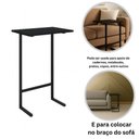 Ver imagem 5 de Mesinha Lateral Apoio Sofa Pés de Ferro Industrial Preto