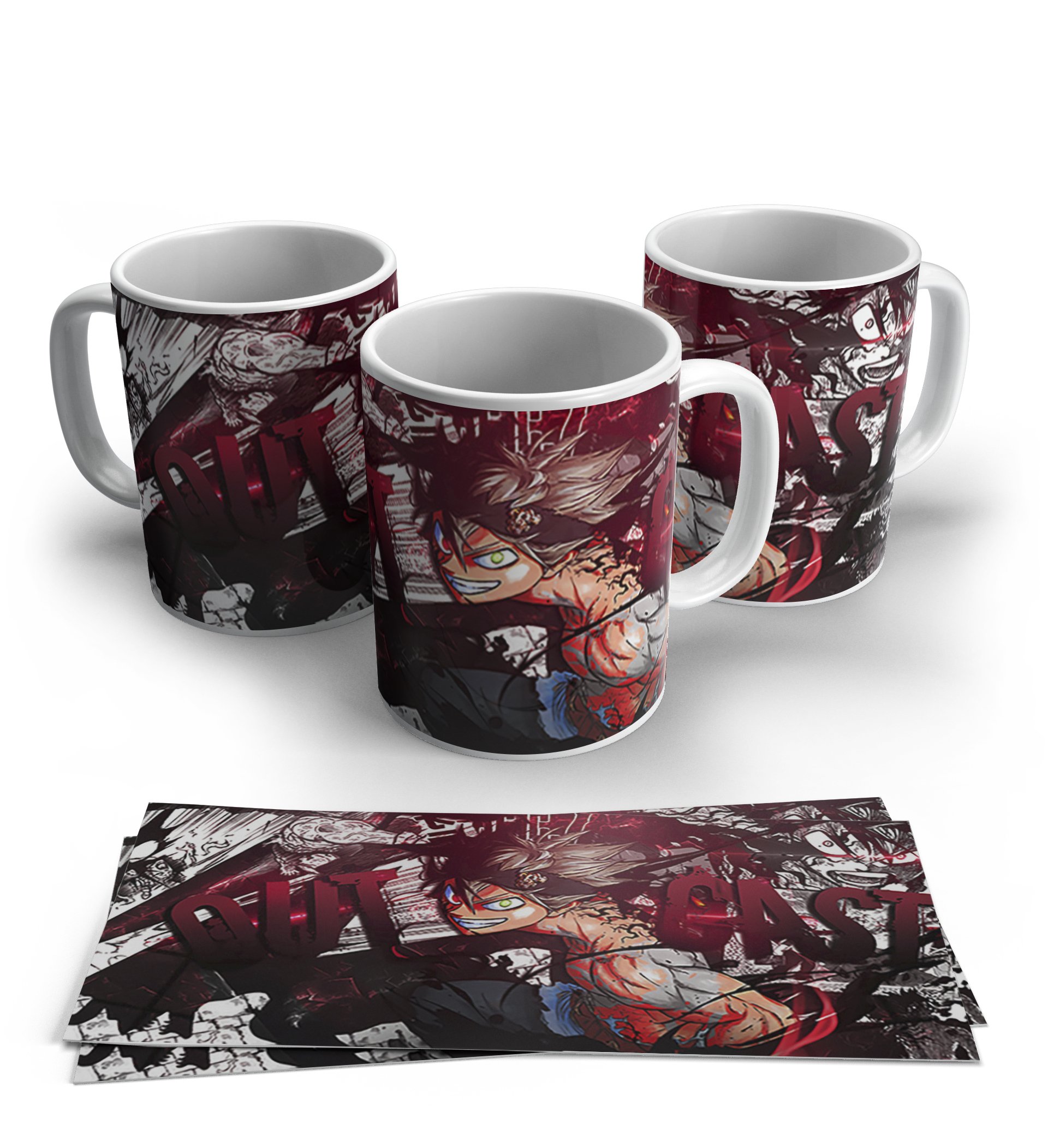 Caneca de Porcela Anime Black Cover Modelo 35 - 1