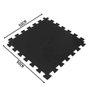 Kit 10 placas 50x50 cm Tatame EVA espessura 10mm Preto - 5