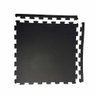 Kit 10 placas 50x50 cm Tatame EVA espessura 10mm Preto - 1