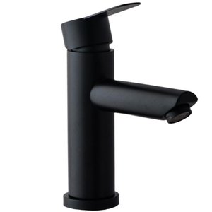 Torneira de Banheiro Monocomando Inox Preta Deend 1014