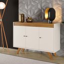 Ver mais imagens de Buffet Sevilha 3 Portas Cor:Off White/Naturalle