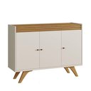 Ver imagem 2 de Buffet Sevilha 3 Portas Cor:Off White/Naturalle