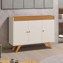 Ver imagem 3 de Buffet Sevilha 3 Portas Cor:Off White/Naturalle