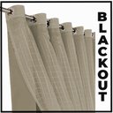 Ver imagem 4 de cortina pé direito blackout c/voal 5,00 x 4,30 Fiori bege