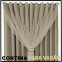 Ver imagem 6 de cortina pé direito blackout c/voal 5,00 x 4,30 Fiori bege