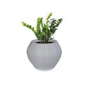 Ver imagem 2 de Vaso de Planta em Globo Decorativo 25x30 Cinza Claro