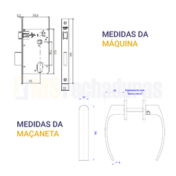 Fechadura Papaiz Banheiro Mz 950 - 3
