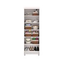 Ver imagem 2 de Armário Multiuso para Lavanderia 2 Portas com 5 Prateleiras Removíveis:branco