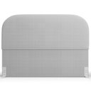 Ver imagem 3 de Cabeceira Cama Box Queen 160cm Orgânica Lanna W01 Linho Cinza - Lyam Decor