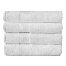 Kit 5 Toalhas Banhão Gigante para Hotel Grossa - Nobre - Branco - 1