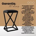 Ver imagem 6 de Kit 3 Banco Banqueta 80 Cm Alta Bancada Gourmet Bistrô Corino:branco