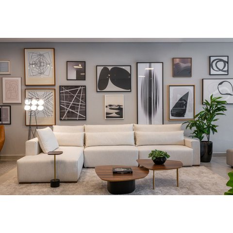 Sofá Mont Blanc - Lino Natural