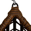 Ver imagem 5 de Cadeira Balanço Ninho Suspenso Gota Tramado com Almofada Impermeável
