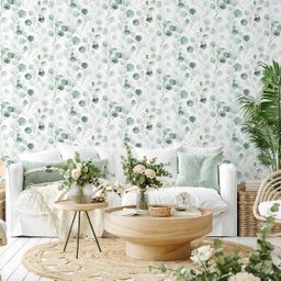 Papel de Parede Sheilas Folhagem Verde 47420 - 1