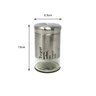 Pote de Vidro Médio C/ Tampa Aço Inox Sugar 650ml 15cm - 2
