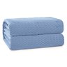 Cobertor Casal Hedrons Plush Tweed Azul Céu 280 g/m² 220x230cm - 1