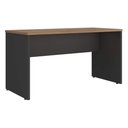 Ver imagem 1 de Mesa Escrivaninha Lineare Moderno sem Gavetas MDP 136cm Preto Artany