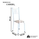 Ver imagem 3 de Kit 6 Cadeiras para Sala de Jantar Sara