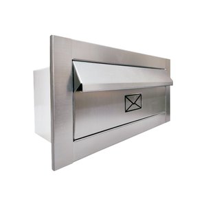 Caixa de Correio Pequena Frente 15x19 em Inox