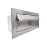 Caixa de Correio Pequena Frente 15x19 em Inox - 1