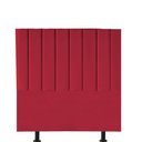 Ver imagem 2 de Cabeceira Estofada Solteiro 100CM Carla II Suede Vermelho - D A DECOR D&A Decor