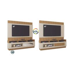 Rack com Painel TV até 65" com 1 Porta Multimóveis CR45212 - 3 Rack com Painel TV até 65" com 1 Porta Multimóveis CR45212 - 3