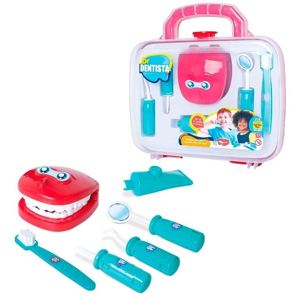 Kit Dentista Infantil - Dr Dentista Kit - 7 Peças - Samba Toys ...