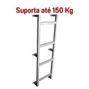 Ver imagem 6 de Escada de Alumínio tipo Marinheiro 1,70 m: Cinza