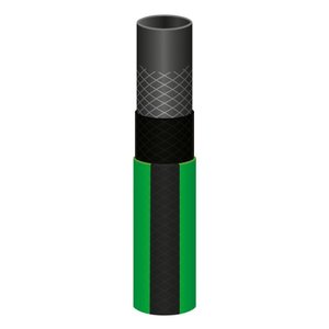Mangueira Flex para Jardim Tramontina Verde com Faixa Preta em Pvc 4 Camadas 15 M com Engate