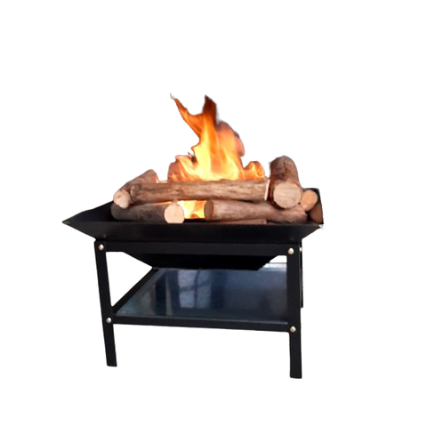 Lareira 60cm P/ Jardim Fogueira Externa Portatil a Lenha