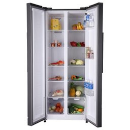 Geladeira Refrigerador Hq Frost Free Side By Side 460 Litros Cinza Hq-460sbsff 127v - 3